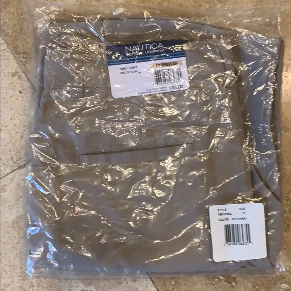 Boys school uniform khaki shorts